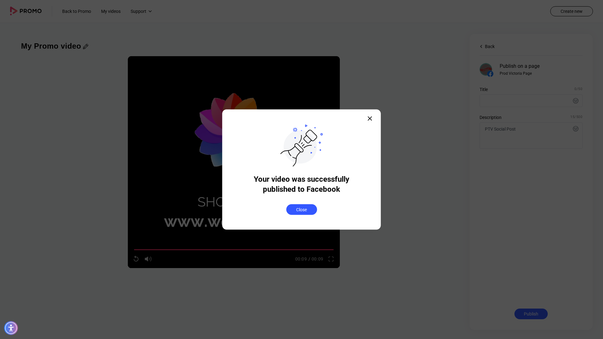 Test failure screenshot